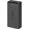 SBS Power Bank Caricabatterie 20000 mAh, 1 Porta USB-A da 10W e 1 da 5W, 1 USB-C da 10W, Slim, Leggero, Carica Fino a 8 Volte Smartphone e 4 Volte Tablet