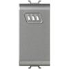Bentel Security cover Eclipse2 compatibile Gewiss Chorus titanio - ECL2C-CT