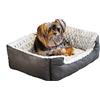 Ferplast Cuccia Cane Cuscino Cane Medio Cuccia Gatto Cuscino Gatto Morbido e Comodo 74 x 61 x h 19 cm. Grigio e Bianco