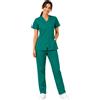 Completo zip infermiere oss cotone mezze maniche divisa estetista dottore - Personalizzabile con il tuo logo