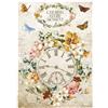 Carta di riso Garden of Promises cherish every moment clock
