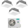 CLIMATIZZATORE HISENSE TRIAL CASSETTA 9+9+12 R-32 DC INVERTER A++A+ WI-FI READY 3AMW62U4RJC