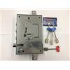 SECUREMME SERRATURA PER PORTE BLINDATA SECUREMME DOPPIA MAPPA SERIE 25 CUORE SECURMAP ANTIMANIPOLAZIONE ENTRATA CHIAVE E MANIGLIA 63mm SINISTRA A SPINGERE CON INTERASSE 37mm