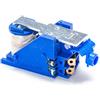 CISA 107120001, Gruppo Bobina per Serratura Elettrica serie 1116XX e 1117XX, Tensione 12V ca, Mano Destra, Supporto in Nylon Blu