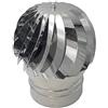 EINSIDE Comignolo girevole, Cappello eolico per camini in acciaio inox AISI 304, Base tonda, ø 120 mm