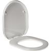 IDROTOP Copriwater per IDEAL STANDARD TONIC AVVOLGENTE come ORIGINALE TERMOINDURENTE BIANCO cerniera inox