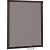 kolidur Zanzariera Finestra A Rullo Scorrevole e Regolabile Fai Da Te - Facilmente Riducibile In Alluminio Verniciato Istruzioni e Accessori Inclusi (100x170 con frizione, Marrone)