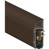 Comaglio Paraspifferi COMAX sovrapposto a DOPPIA REGOLAZIONE per porte in legno colore MARRONE regolabile COMAGLIO Modello 1750MA93 lunghezza regolabile da un minimo di 83 cm. ad un massimo di cm.93