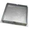 EINSIDE Sigillo zincato porta pavimenti, Chiusino zincato botola a scomparsa H 5 cm, 50 x 50 cm