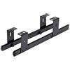 FIX & EASY FIX&EASY Guide scorrevoli 27mm per ripiano porta-tastiera cassetto con blocco, binario con cuscinetti a sfera scorrevole nero 400mm, estraibili per tastiera mouse e laptop vassoio piattaforma