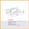 Egoluce Faretti e LED Egoluce Edy PlasterKit traforato cod. 0201 - Accessorio