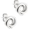 Liebeskind Berlin orecchini a bottone LJ-1048-E-12 argento