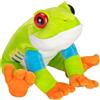 Wild Republic Cuddlekins Rana Albero Dagli Occhi Rossi, Peluche Di Animali, 30 cm, Peluche Per Neonati, Peluche Per Regalo Di Compleanno Imbottitura Realizzata Partendo Da Bottiglie Riciclate