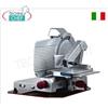 TECHNOCHEF - Affettatrice verticale per salumi, trasmissione ad ingranaggi, lama 350 mm, Braccio Pressasalume autobloccante Snodato