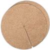 La cordeline Set di 2 Dischi di pacciamatura in Feltro Iuta Ø 60 cm Naturale CJN10H