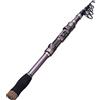 Sougayilang Canna da Pesca Canna da Pesca Telescopica Portatile, Fibra di Carbonio da 24 Ton, Mulinello Lavorato a CNC, Comoda Manico in EVA, Canna da Pesca da Viaggio per Trota Basse-S2.1