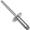 AERZETIX - Set di 100 rivetti ciechi Ø5x14mm con testa larga 14mm - DIN 7337 C - rivetto pop a rottura stelo - in alluminio/acciaio - C48268