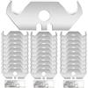 GKZB Lame Trapezoidali Lama a Uncino Lame Sostitutive Per Safety Cutter Lame Cutter, Lame Da Taglio Per Tappeti 30 Pz