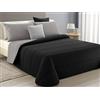 Intimitaly® Trapunta Invernale Matrimoniale Singola e Piazza e Mezza Trapuntino Matrimoniale Autunnale Copriletto Matrimoniale Invernale (1 Posto e Mezzo (220X260), Nero - Grigio)