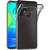 AICEK Cover Compatible Moto G8 Power, Silicone Case Molle di TPU Trasparente Sottile Custodia per Motorola Moto G8 Power (6.4 Pollici)