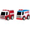 little tikes My First Cars Crazy Fast Cars - RACIN' Responders Pack di 2 - Veicoli di Emergenza Giocattolo - Viaggia Fino a 15 m - Design Realistico - Sviluppa la Fantasia - età: dai 2 Anni in su