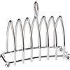 KitchenCraft KCTOAST Portatoast, Acciaio, Argento