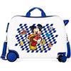 Disney Mickey Good Mood Valigia per Bambini, 50x38x20 cm Rigido ABS Chiusura a Combinazione, 34 L, 2.1 kg, 4 Ruote Bagaglio a Mano, Multicolore