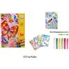 Disegno con i glitter Djeco, 03 farfalle
