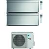 Daikin CONDIZIONATORE DAIKIN STYLISH TOTAL SILVER WI-FI DUAL SPLIT 7000+12000 BTU INVERTER GAS R-32 2MXM68N A+++