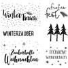 Rayher Clear Stamps 50221000 - Timbro trasparente in silicone, 6 motivi, colore: bianco, 97 x 102,5 mm