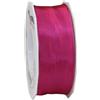Präsent Lyon - Nastro con Filo Metallico, 40 mm, 25 m, Colore: Rosa