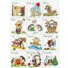 Bothy Threads - Kit per punto croce, motivo: calendario creature