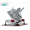 Affettatrici a gravita' in lega d'alluminio con trasmissione ad ingranaggi, diametro lama mm 330, peso 38 Kg, V.400 3, kw 0,33, dim.mm 680x560x610h