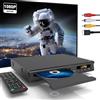 MAITE Lettore DVD HDMI 1080P, Lettore DVD Multiregione per TV, Connessioni HDMI/AV/Ingresso USB/Ingresso Microfono, Sistema NTSC/PAL, Telecomando, Compatibilità con Tutte le Regioni