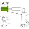 Cannondale Kp224/ kit headtube guide brake supersix evo
