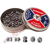 3 CONF PIOMBINI CROSMAN DOMED DIABOLO 4.5mm TESTA TONDA ARIA COMPRESSA AIRGUN