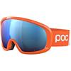 POC Fovea Mid Clarity Comp, Maschera da Sci Unisex, Arancione (Fluorescent Orange/Spektris Blue), Taglia Unica