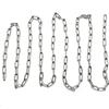 KAIISSA Catena in acciaio inox, resistente, saldata, per appendere recinzioni, camminare con la catena del cane, catena girevole, asciugatura della biancheria, carico massimo 60 kg, 2,5 mm 3 m