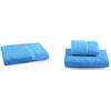Gabel Tintunita & Co Telo Bagno, 100% Cotone, Bluette, 150 X 100 Cm & Tintunita & Co Set Asciugamani, 100% Cotone, Bluette, 100 X 60 Cm