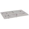 Rayher 36110000-Stampo in Silicone per stampini Decorativi, 14,5 x 26 x 1 cm, 6 Forme, Confezione da 1 Pezzo, Bianco, normale