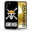 Cokitec Cover per Samsung Galaxy S22 Manga One Piece teschio