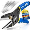 S&R Forbici Elettricista Cesoie Multiuso Bricolage. Forbici Cavi Gomma Cuoio Plastica