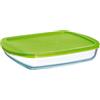 Pyrex - Contenitore Rettangolare In Vetro, Con Coperchio, Adatto A  CongelatoreYFornoYForno Microonde, 28 X 20 Cm, Capacità 2,60 L : :  Casa e cucina