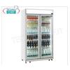 Technochef - Frigor 2 porte vetro, lt.1050, Ventilato, Temp.-1 +10C, Classe C, mod.DC1050C