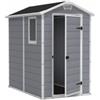 Keter Casetta modulare in Polipropilene Mod. Manor 4x6 Dim. H.198 x L.130 x P.192 K203519