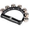 Meinl Percussion SLB7 - Campanelle a mano, con 7 sonagli, colore: Nero