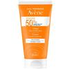 Avène Sole Avène Crema SPF 50+ Solare Viso per Pelli Sensibili e Secche, 50ml