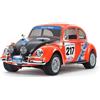 TAMIYA 58650 Volkswagen RC VW Beetle Rally MF-01 - Modellino di auto radiocomandato, adatto per modellismo e fai da te, non dipinto, scala 1:10