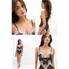 Intimissimi Body In Tulle E Pizzo Pretty Flowers Multicolore