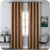 GIRASOLE HOME Coppia Tende Marroni Oscuranti Termiche Morbide Tinta Unita Tenda Isolante per Soggiorno Camera e Interni 2 Pannelli con Occhielli 140x290cm